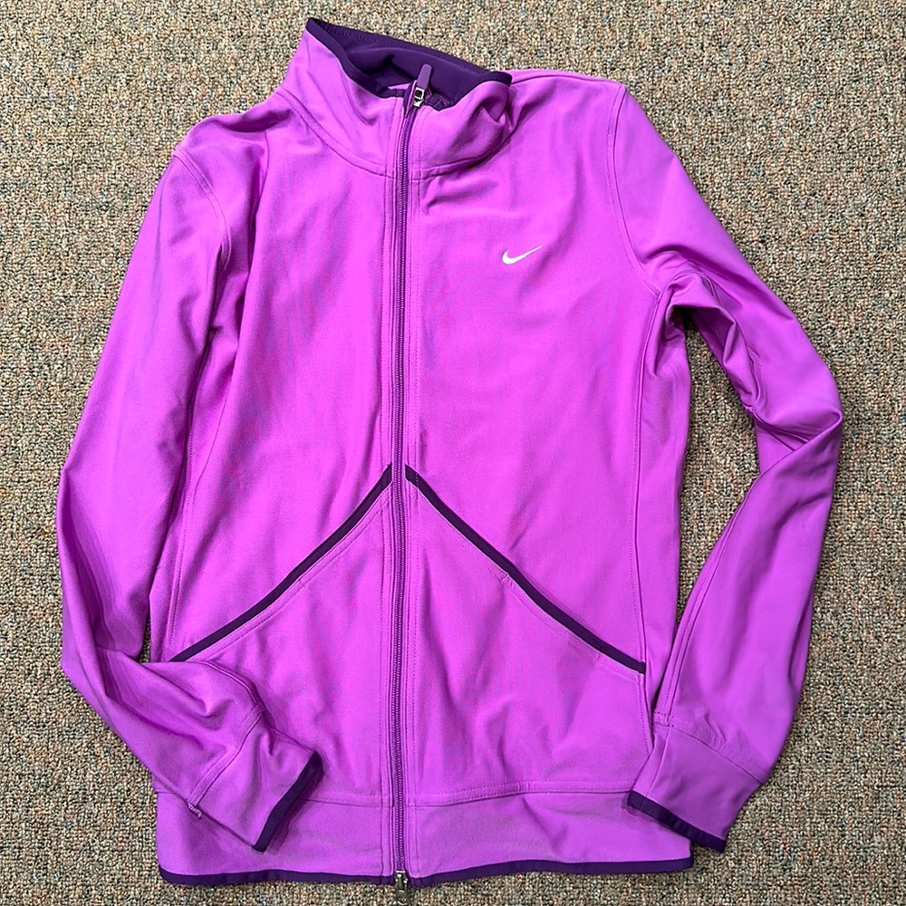 Purple Nike full zip up
